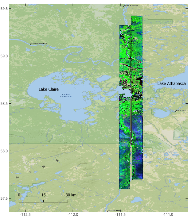 UAVSAR flight lines