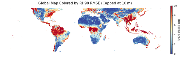 Figure 6. RMSE of RH98