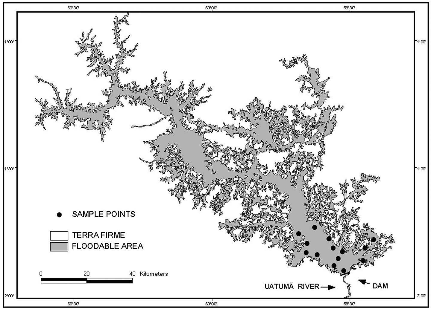 sampling map
