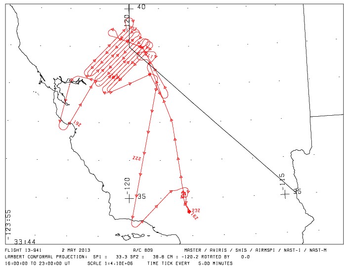 Example flight path for this dataset.