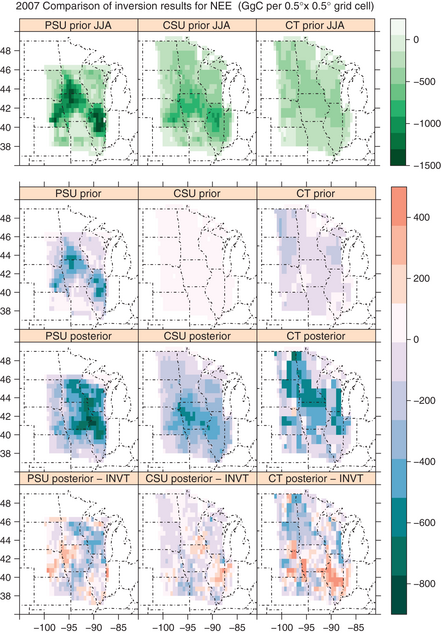 graphic of CO2 inversion model results